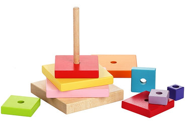 Cubika 13357 Wooden Stacking Pyramid - Image 2