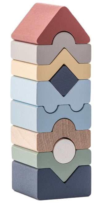 Cubika 116082 Wooden Stacking Pyramid