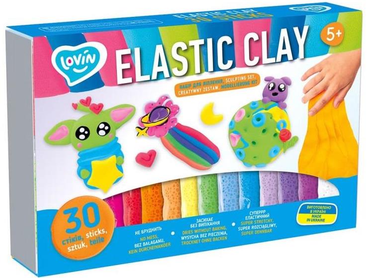 Lovin 70141 Air-Dry Modeling Clay, 30 pcs