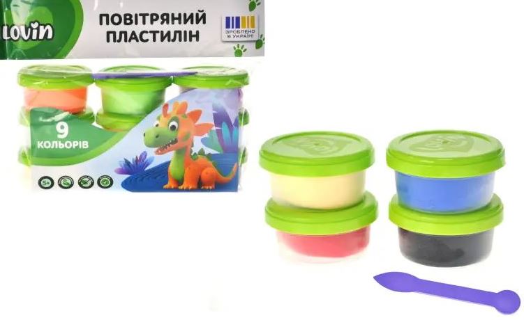 Lovin 7000218 Air-Dry Modeling Clay Cup, 9 Colors