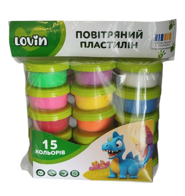 Lovin 7000219 Air-Dry Modeling Clay Cup, 15 Colors - Image 2