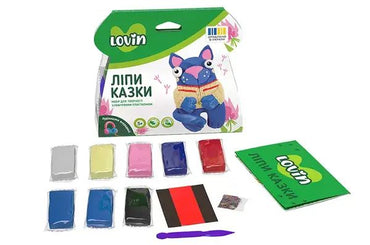 Lovin Sculpt Fairy Tales 7000231 Air-Dry Modeling Clay Set, 8 Colors - Image 2