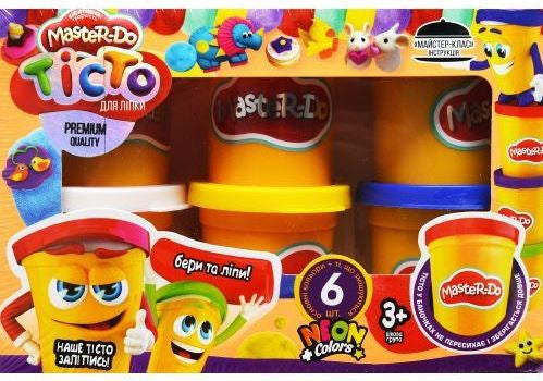 Master-Do TMDB-01-01U Modeling Dough, 6 Tubs