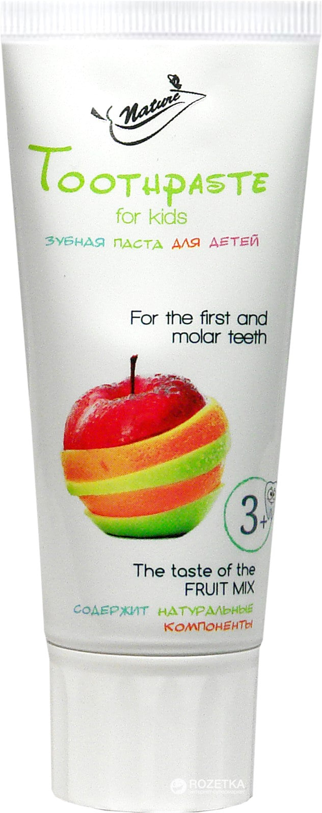 Bioton Nature Kids Fruit Mix Toothpaste, Ages 3+, 50 mL