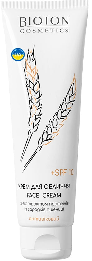 Bioton Cosmetics Wheat Germ Oil Face Cream, 100 mL