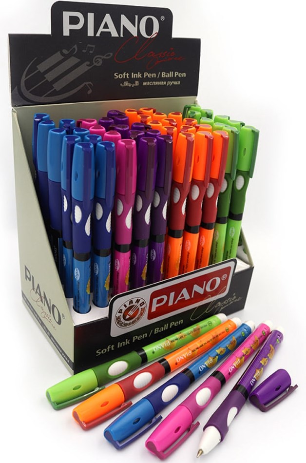 Piano PT-251-L Blue Left-Handed Oil-Based Ballpoint Pen