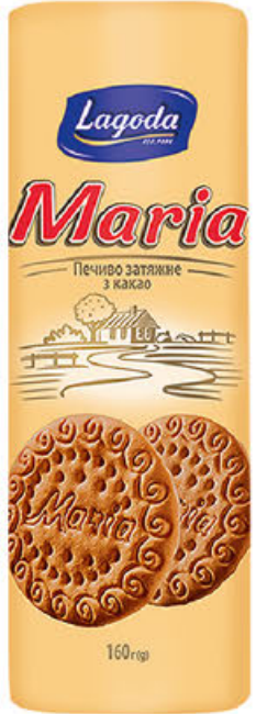 Lagoda Maria Cocoa Hard Biscuits, 160 g