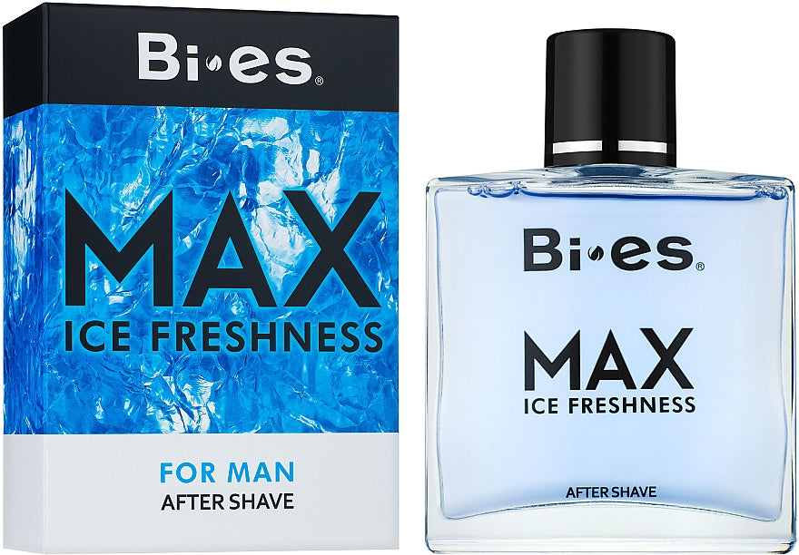 Bi-Es Max Ice Freshness Aftershave Lotion, 100 mL