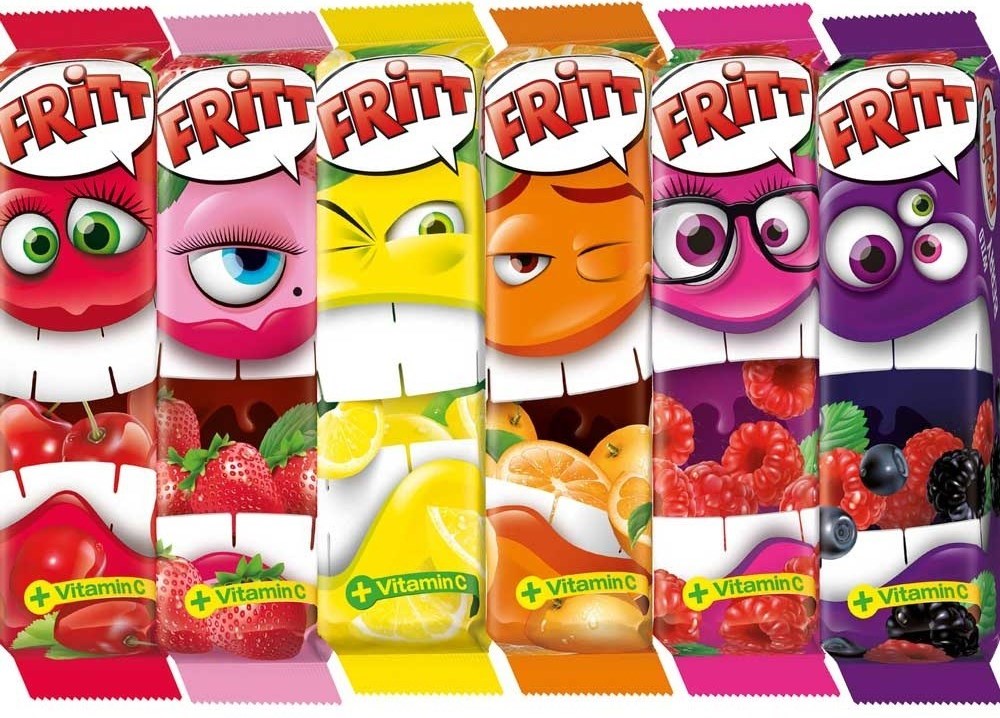 Assorted Fritt Chewy Candy, 35 g