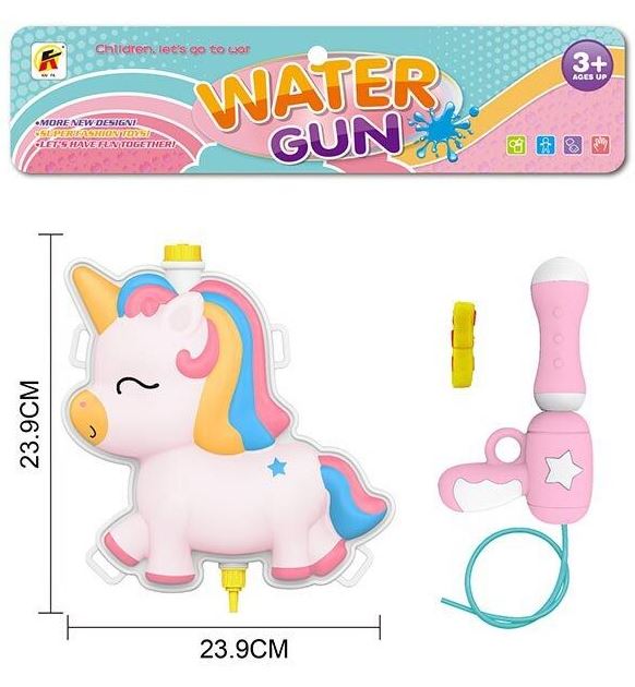 3031-1 Water Gun Unicorn Water Blaster with Tank