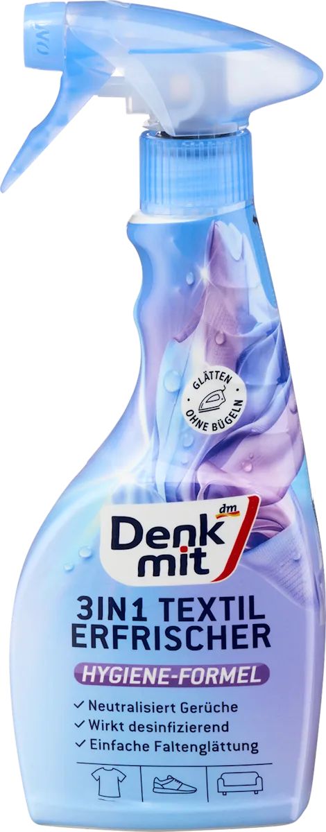 Denkmit 3-in-1 Textile Refresher & Wrinkle Releaser, 500 mL - Image 2