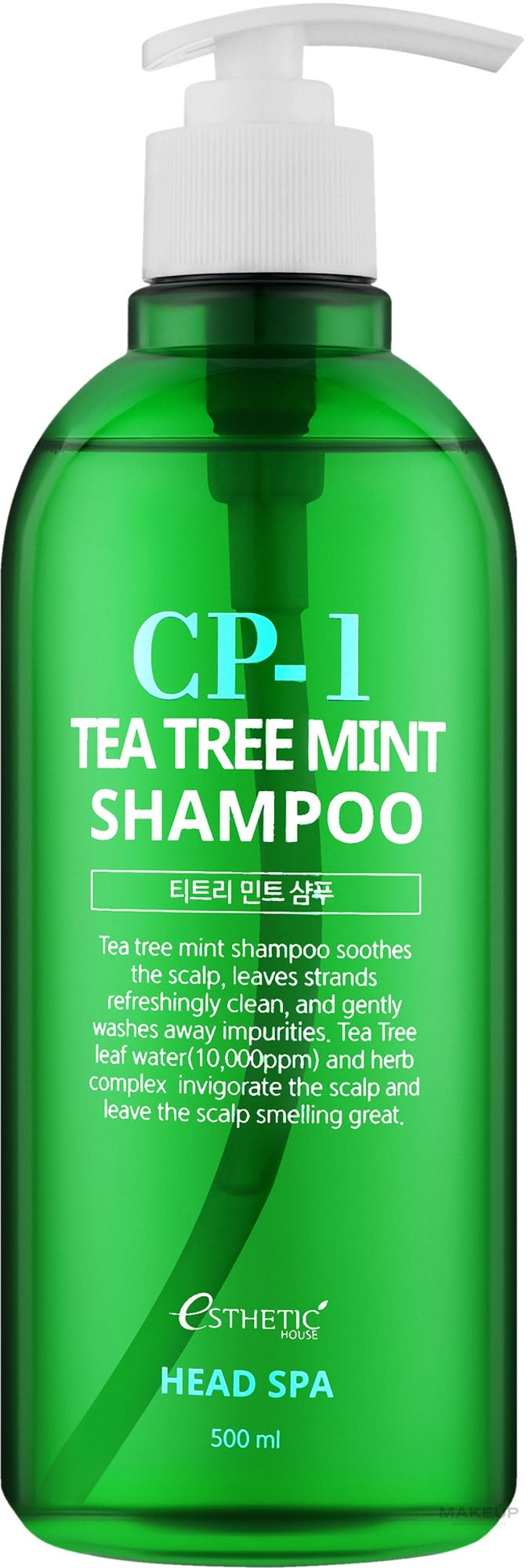 Esthetic House CP-1 Tea Tree Mint Soothing Shampoo with Tea Tree & Mint Extracts, 500 mL