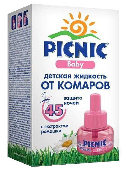Picnic Baby Chamomile Kids Mosquito Repellent Liquid, 45 Nights, 30 mL