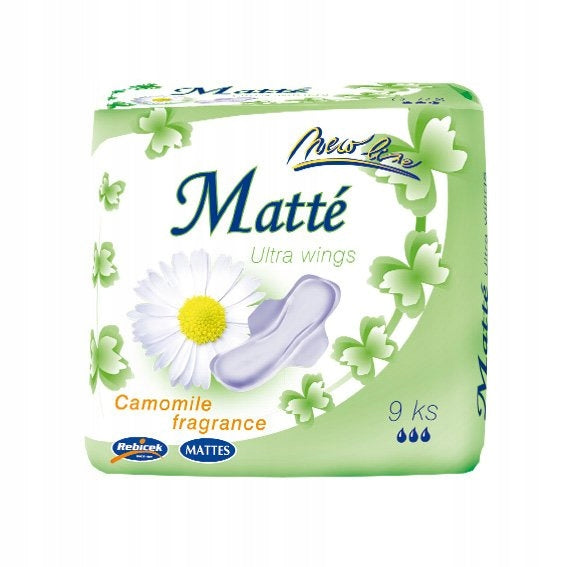 Matte Sanitary Pads, 9 pcs