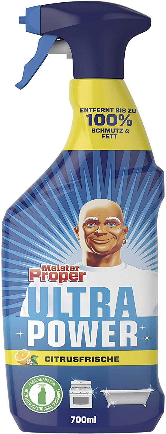 Mr. Proper Ultra Power Citrus Freshness All-Purpose Cleaner Spray, 700 mL