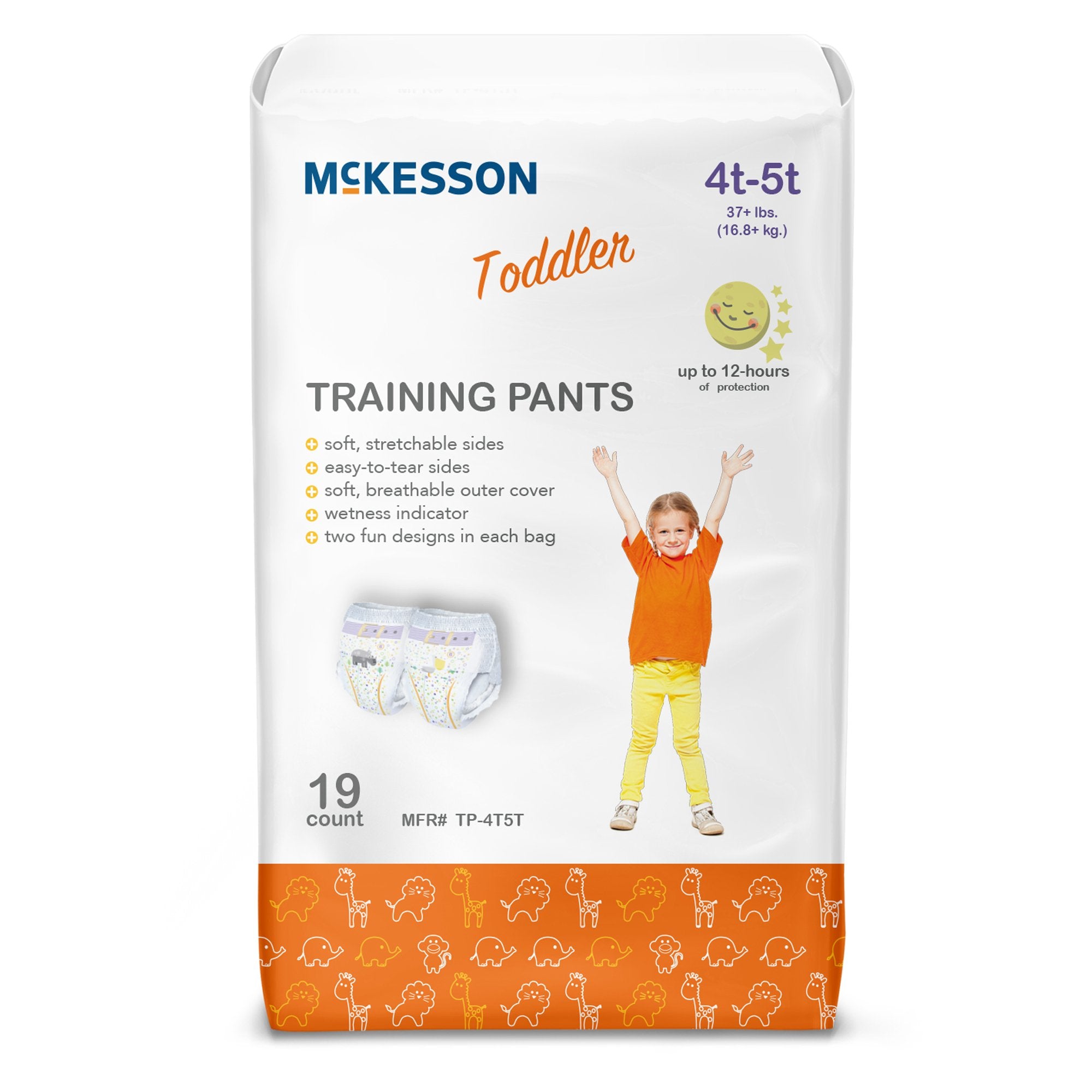 McKesson 6 Baby Pull-Up Diaper Pants, 19 pcs, 16.8+ kg
