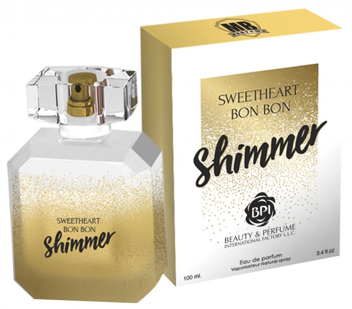 MB Parfums Sweetheart Bon Bon Shimmer Women's Eau de Toilette, 100 mL