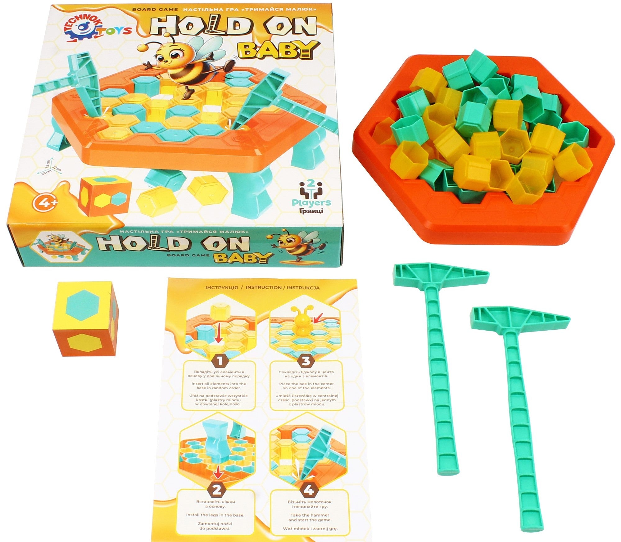 TechnoK 9741 Hold On, Baby Board Game