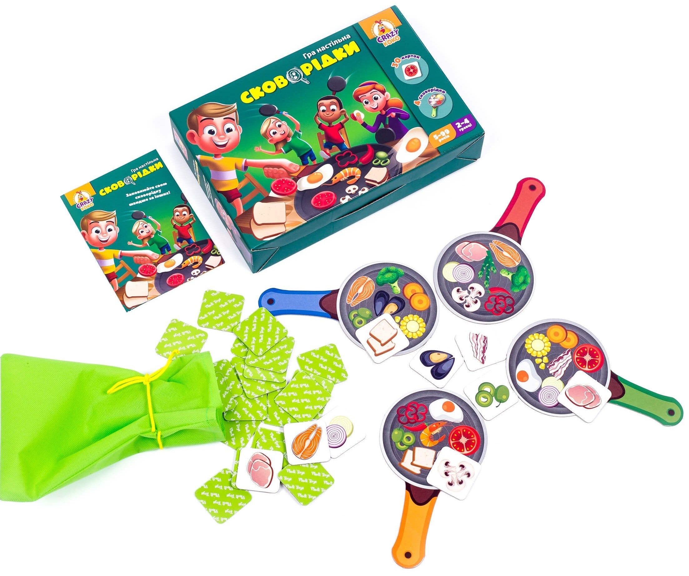 Vladi Toys VT2309-01 Frying Pans Board Game