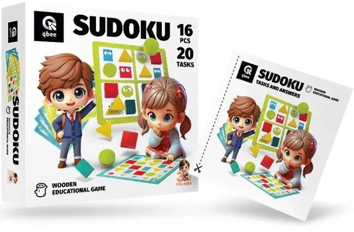 Qbee 900514 Geometric Sudoku Board Game