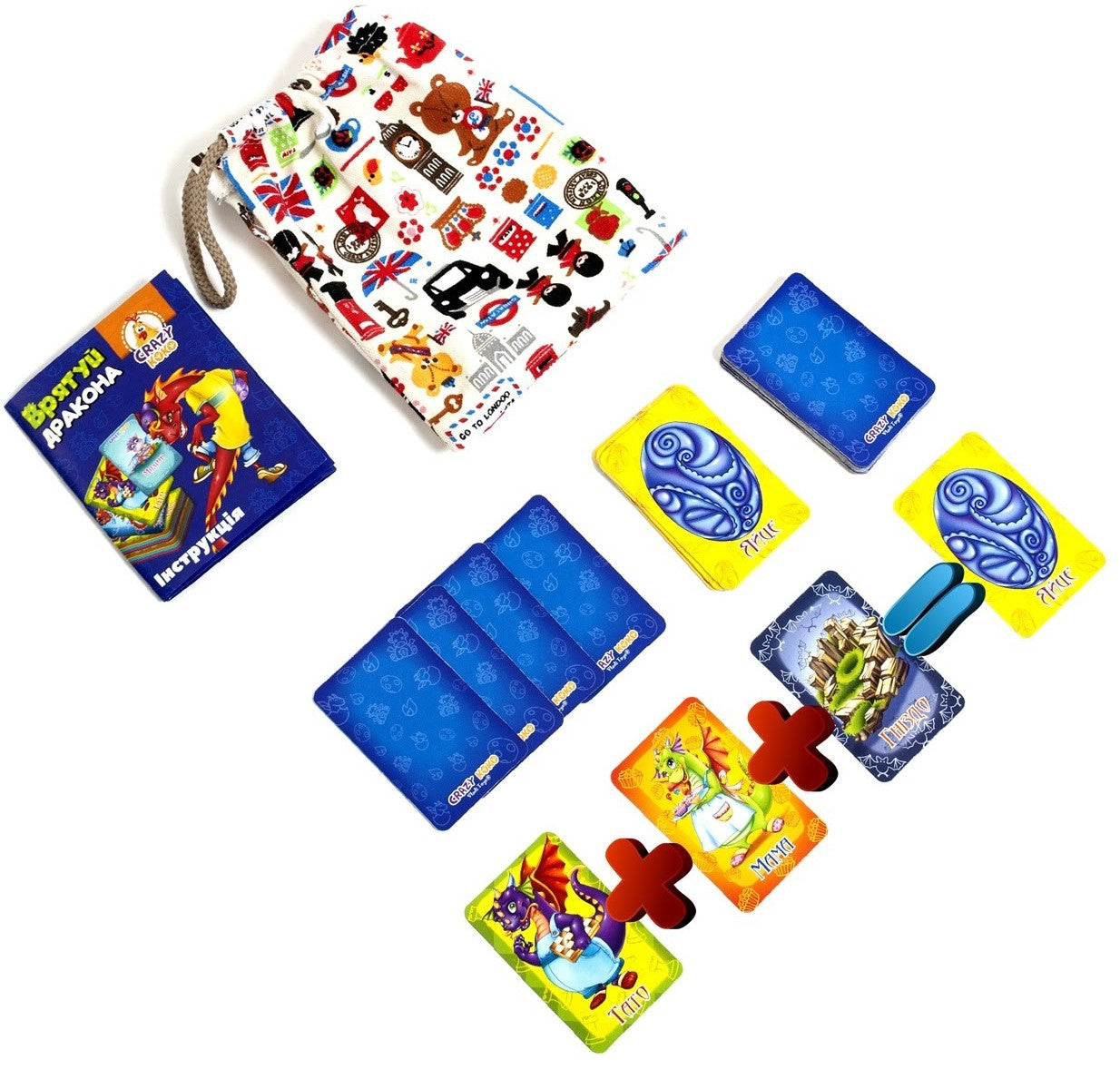 Vladi Toys VT8077-11 Save the Dragon Board Game in a Bag