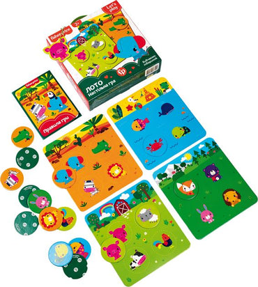 Vladi Toys VT2910-01 Learning About Animals Lotto Board Game - Image 2