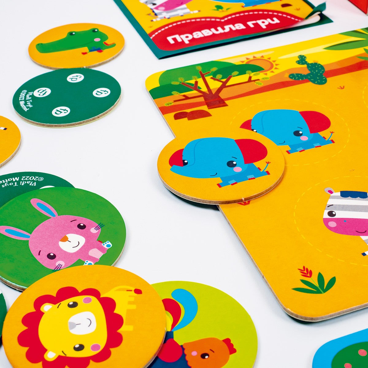Vladi Toys VT2910-01 Learning About Animals Lotto Board Game - Image 3
