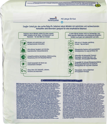 Babylove Nature 6 XXL Baby Diapers, 27 pcs, 15-20 kg - Image 2