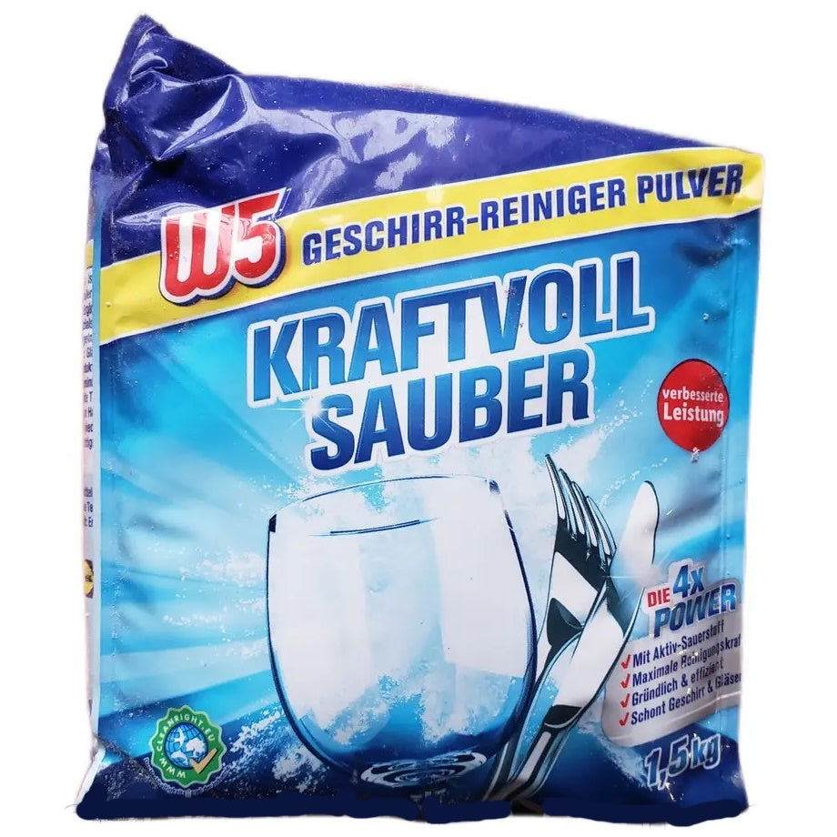 W5 Dishwasher Powder, 1.5 kg