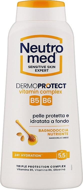 Neutromed Dermoprotect Honey & Almond Shower Gel, 600 mL