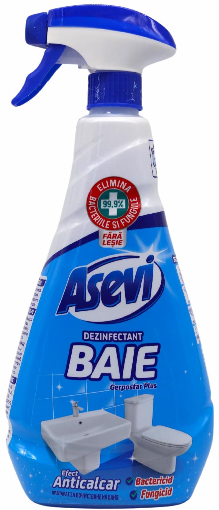 Asevi Baie Disinfecting Bathroom Cleaner Spray, 750 mL