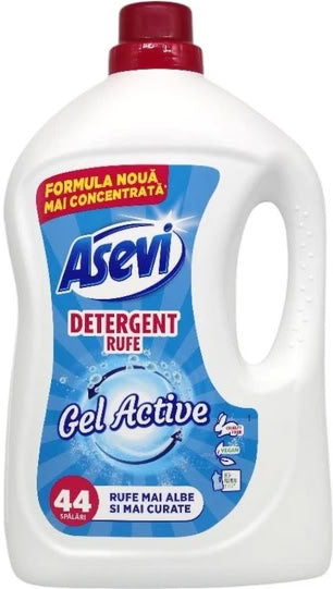 Asevi Active Liquid Laundry Detergent, 44 Loads, 2.376 L