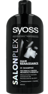 SYOSS Salon Plex Shampoo for Hair Weakened by Mechanical Damage, 500 mL