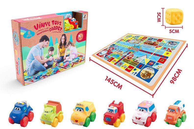 Vinyl Toys JZD-073 Toy Car Set