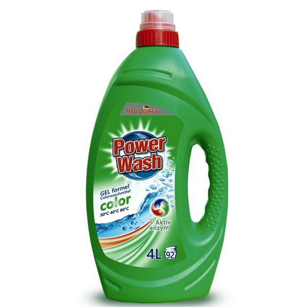 Power Wash Color Liquid Laundry Detergent, 4 L