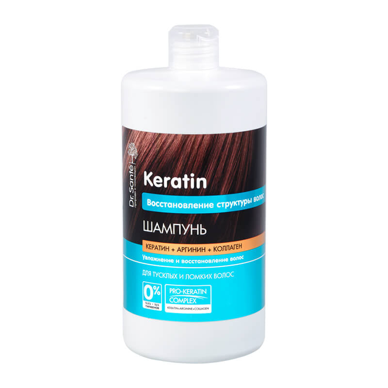 Dr.Sante Keratin Shampoo for Dull & Brittle Hair, 1000 mL
