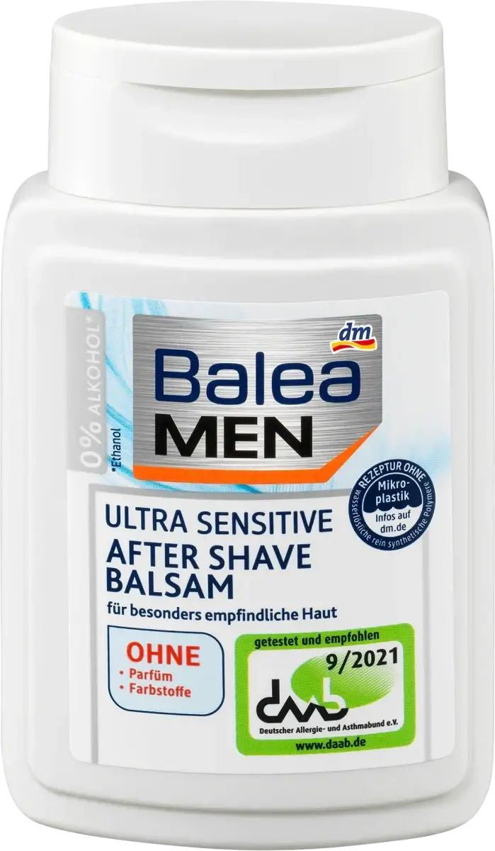 Balea Men Ultra Sensitive Aftershave Balm, 100 mL