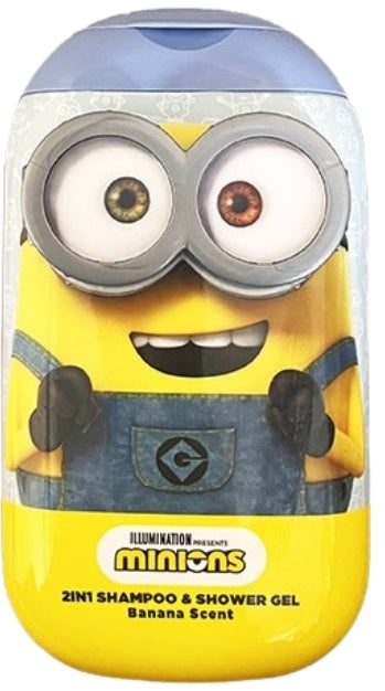 Minions Two Eyes Banana Kids' 2-in-1 Shampoo & Shower Gel, 400 mL