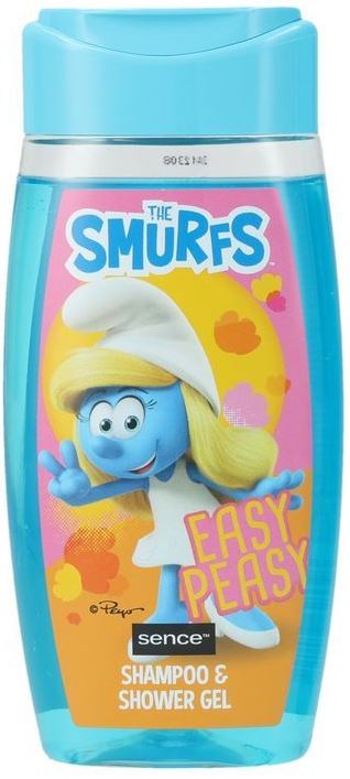 The Smurfs Easy Peasy Kids' 2-in-1 Shampoo & Shower Gel, 210 mL