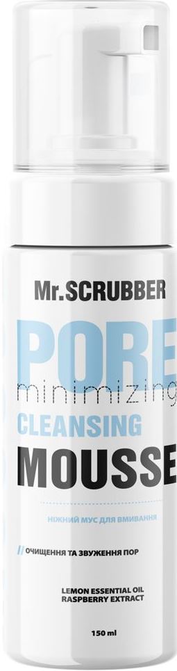Mr. Scrubber Pore-Minimizing Face Wash Mousse, 150 mL