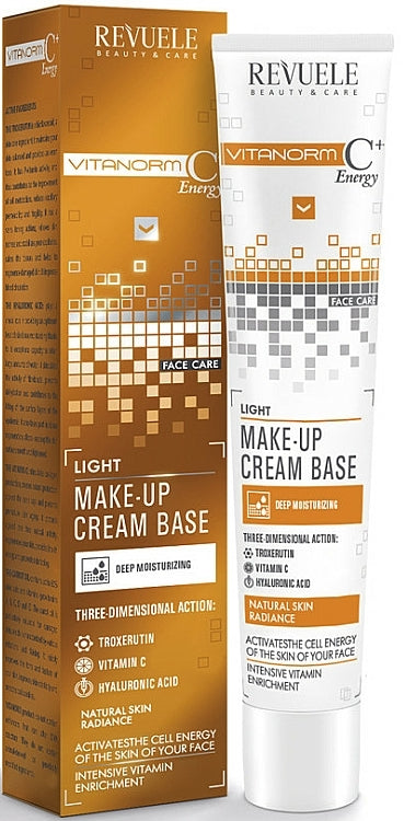 Revuele Vitanorm C + Energy Lightweight Cream Makeup Base, 50 mL
