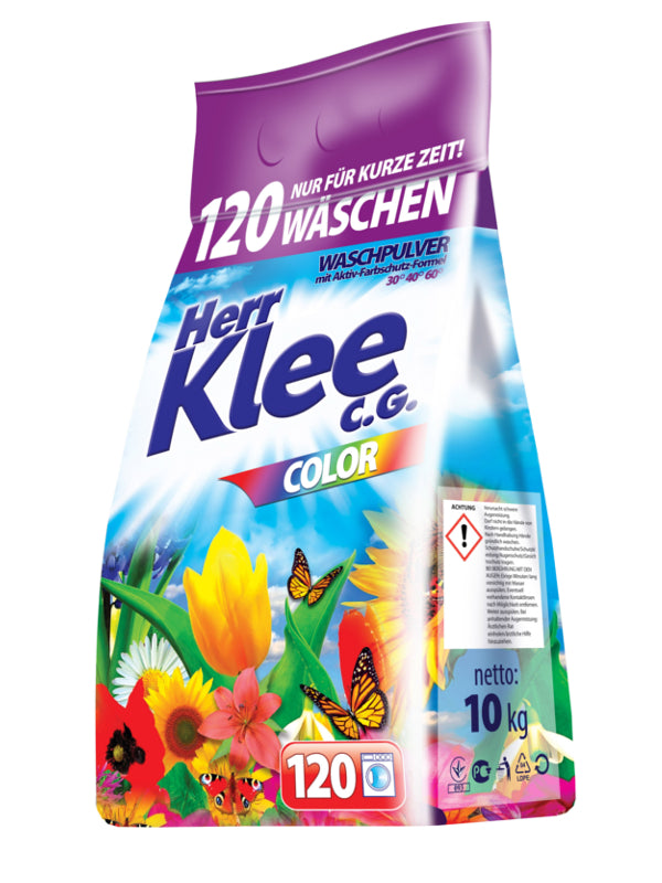 Laundry detergent powder Herr Klee Color 10 kg