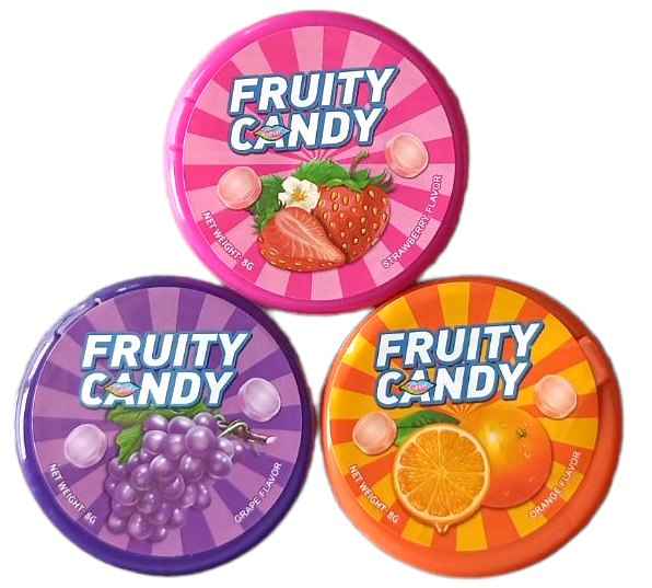 Fruity Candy Candy-Coated Drops, 8 g