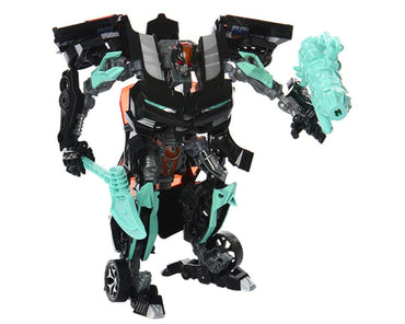 Jinjiang 8820A Police Car Deformation Transforming Robot - Image 2