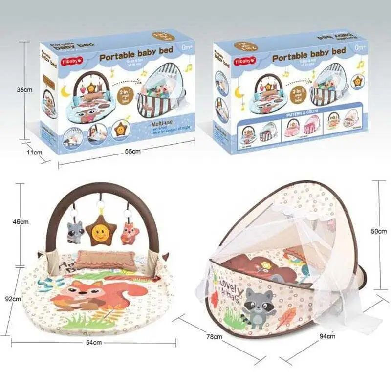 Tiibaby 66528 2-in-1 Baby Play Mat