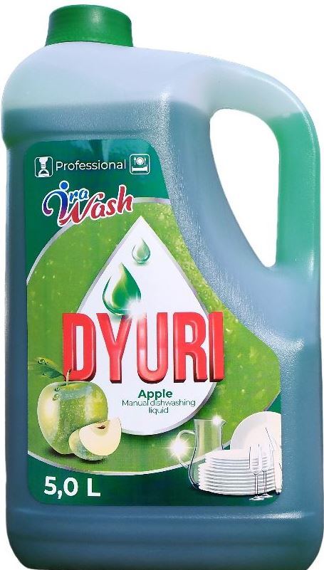 Ira Wash Dyuri Apple Dishwashing Liquid, 5 L