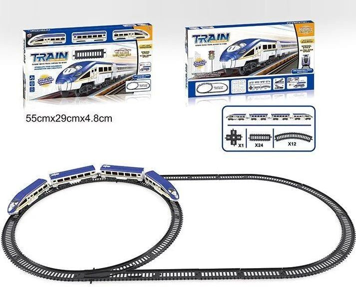 9007 Battery-Powered Train Set with Light & Sound