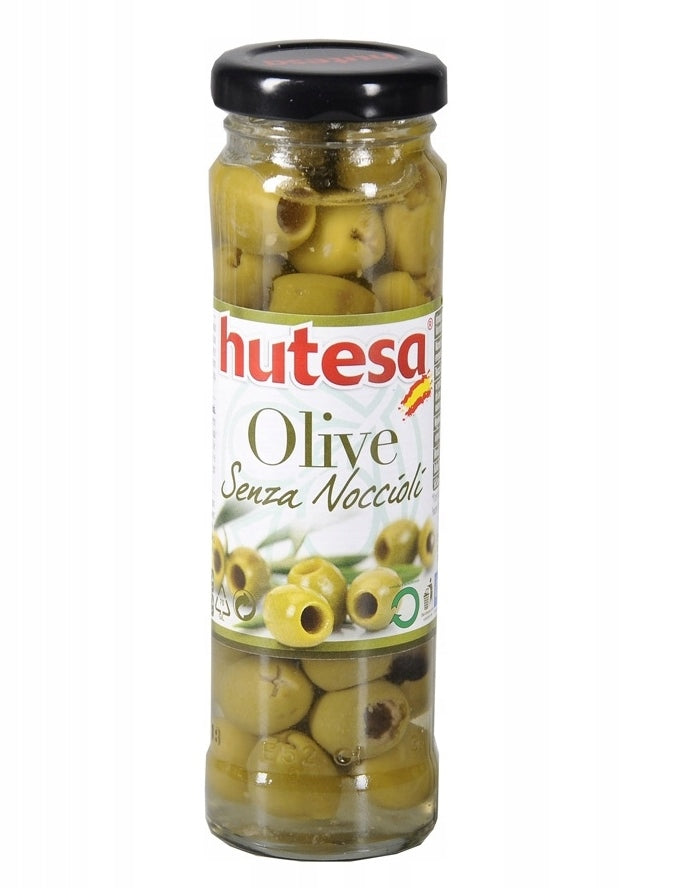 Hutesa Pitted Green Olives, 140 g