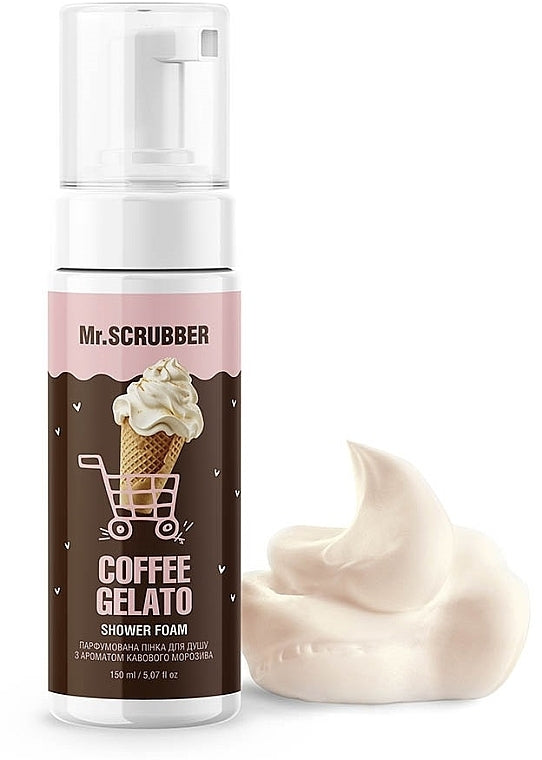 Mr. Scrubber Coffee Ice Cream-Scented Perfumed Shower Foam, 150 mL