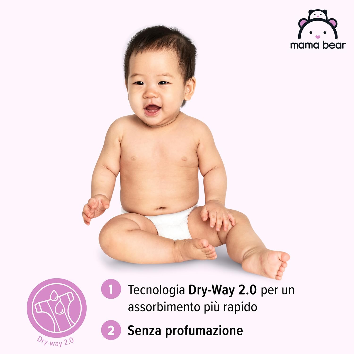 Mama Bear Size 5 Baby Diapers, 10-16 kg, 76 pcs - Image 4
